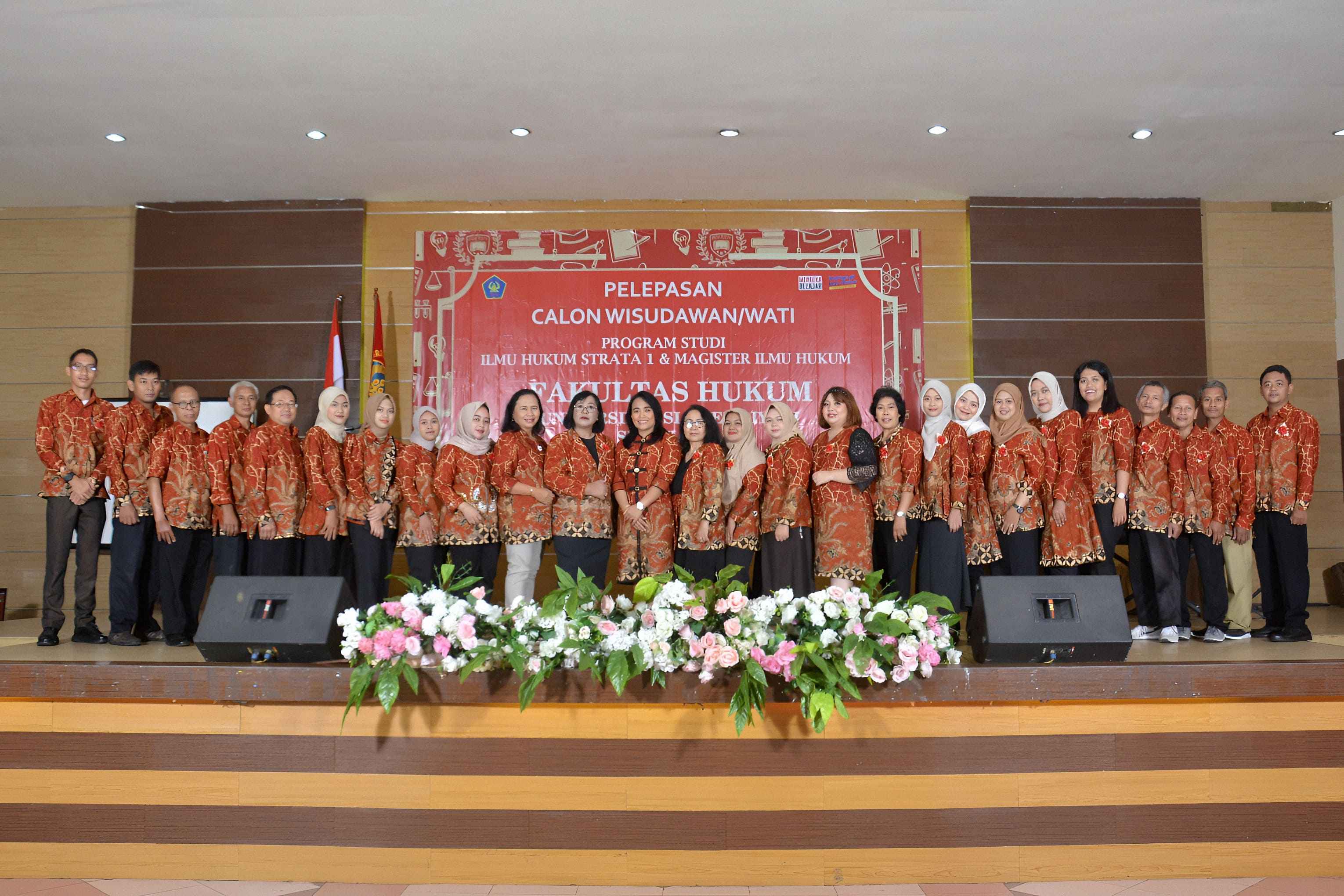 PELEPASAN CALON WISUDAWAN/WATI FAKULTAS HUKUM PERIODE I 2025