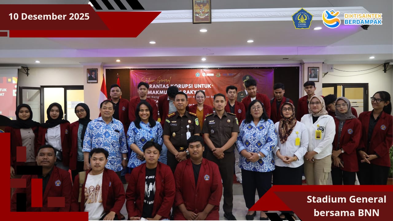 Stadium General bertajuk “Berantas Korupsi untuk Kemakmuran Rakyat” Fakultas Hukum UNISRI