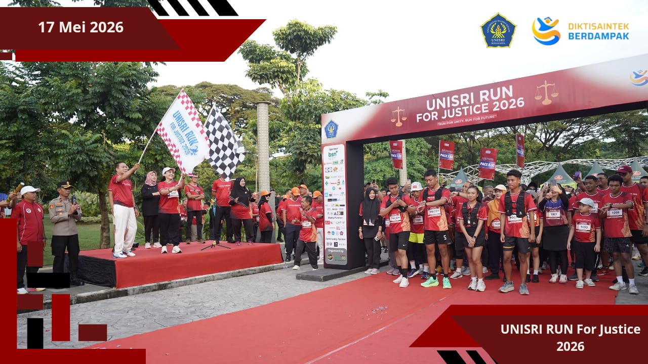 UNISRI Run for Justice 2026 Meriah, Ribuan Peserta Ramaikan Perayaan Dies Natalis ke-46 UNISRI